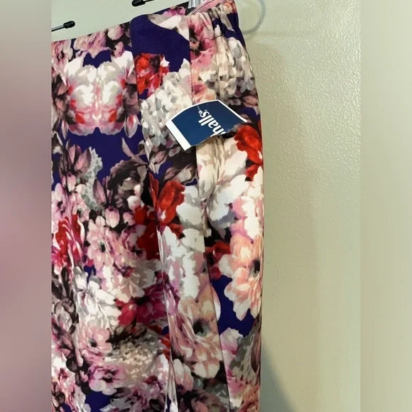 Talbots Womens Plus Lined Floral Boho Carrier Pencil Skirt Back Zip  22W New - Picture 5 of 14